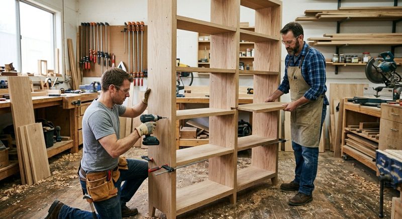 Bookcase Construction in Winston Salem, NC