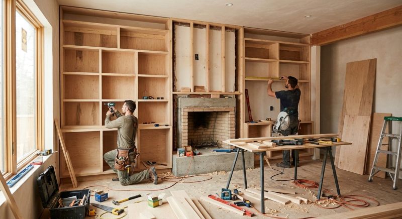 Built In Furniture Construction in Alexandria, VA