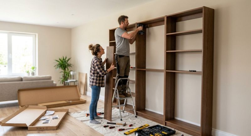 Bookcase Installation in Fairfax, VA