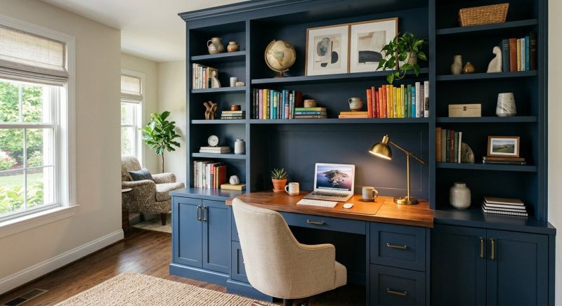 Built In Desk Installation in Fairfax, VA