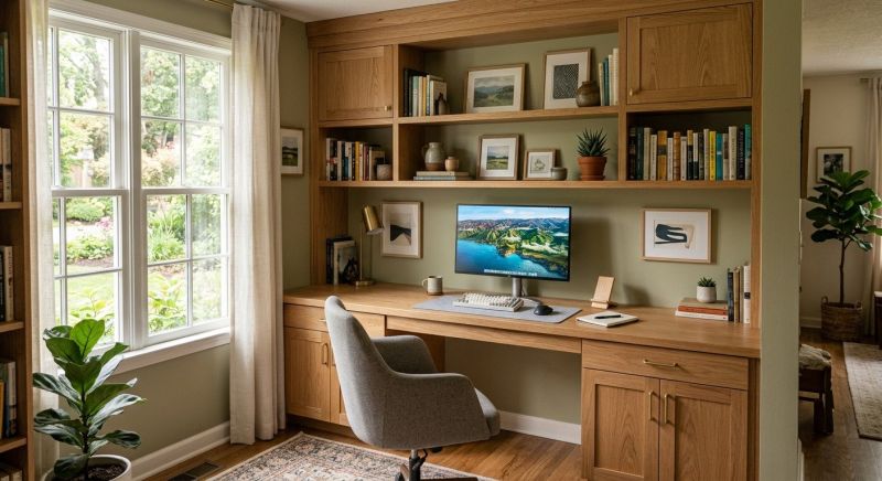 Built In Desk Installation in Greensboro, NC
