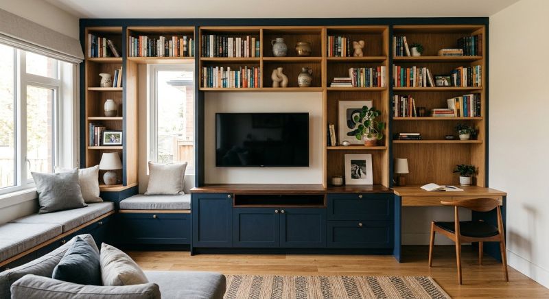 Built In Tv Cabinetry in Raleigh, NC