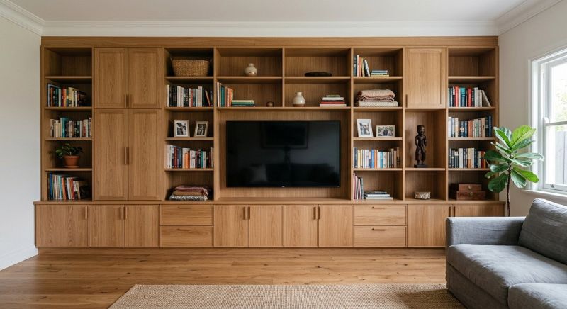 Built In Tv Cabinetry in Woodbridge, VA
