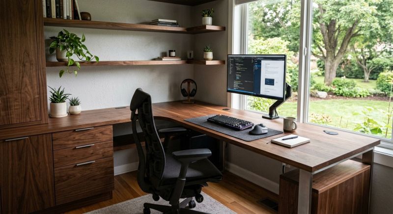 Custom Desk Installation in Winston Salem, NC