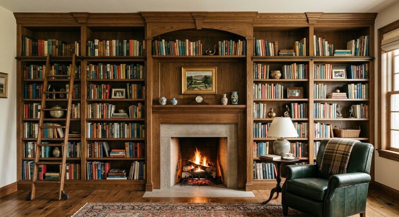 Fireplace Shelves Installation in Greensboro, NC