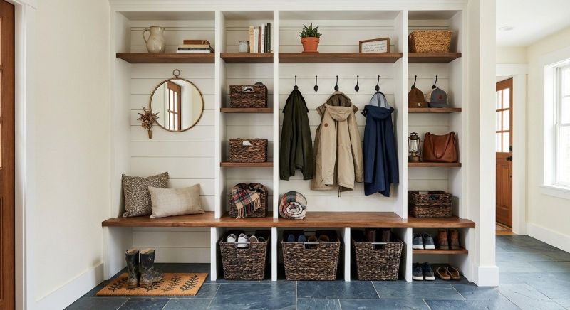 Mudroom Carpentry Installation in Alexandria, VA